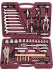 UTS0072 Thorvik Набор инструмента универсальный 1/4", 1/2" 72 предмета