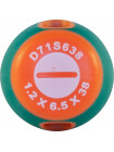 D71S638 JONNESWAY Отвертка стержневая шлицевая ANTI-SLIP GRIP, SL6.5х38 мм