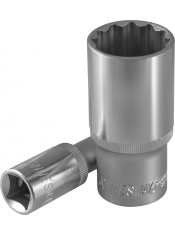 S04HD4717 JONNESWAY Головка торцевая глубокая 12-гранная 1/2"DR 17 мм.