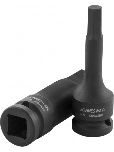 S05A4H10 JONNESWAY Шестигранная ударная головка 1/2"DR H10, 78мм