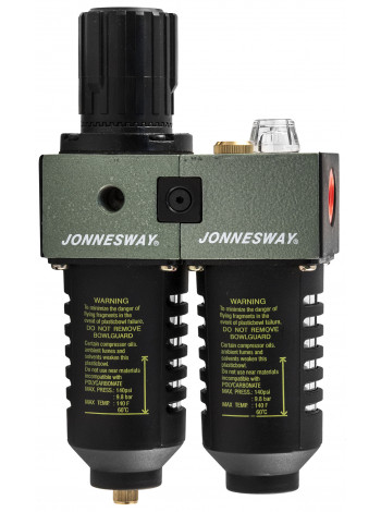 JAZ-6704A JONNESWAY Модульная группа для пневмолинии (фильтр, смаз., рег. дав.) 1/2", 5-50 микрон
