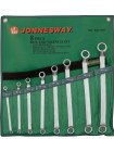 W23108S JONNESWAY Набор ключей гаечных накидных изогнутых 75° в сумке, 6-22 мм, 8 предметов
