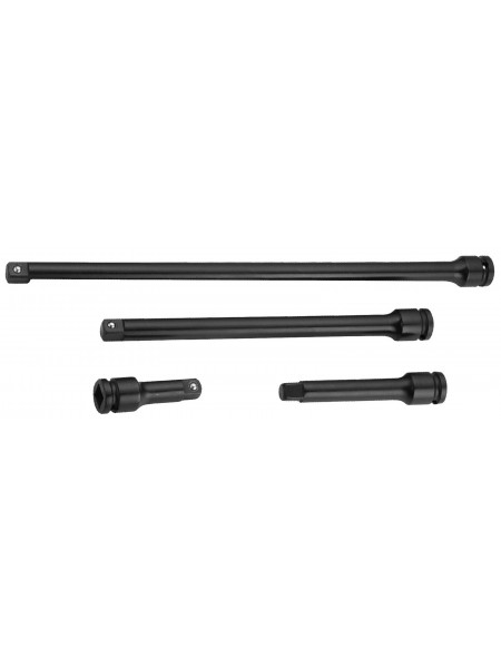 S03A4E04S JONNESWAY Комплект удлинителей для ударных головок 1/2" 75-375 мм, 4 предмета