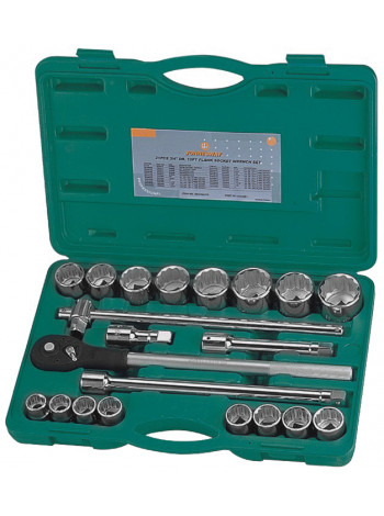 S04H6422S JONNESWAY Набор головок торцевых дюймовых 3/4" 7/8"-2", с аксессуарами, 21 предмета