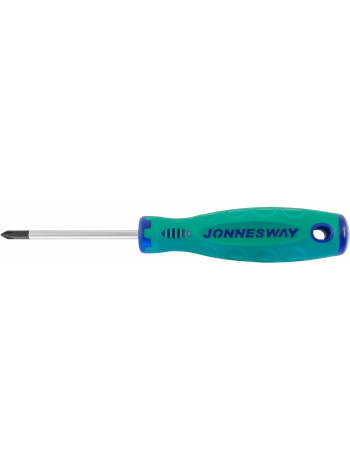 D71P175 JONNESWAY Отвертка стержневая крестовая ANTI-SLIP GRIP, PH1х75 мм