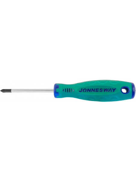 D71P175 JONNESWAY Отвертка стержневая крестовая ANTI-SLIP GRIP, PH1х75 мм