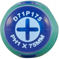 D71P175 JONNESWAY Отвертка стержневая крестовая ANTI-SLIP GRIP, PH1х75 мм