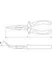 BNP0200 Thorvik Длинногубцы изогнутые 200 мм