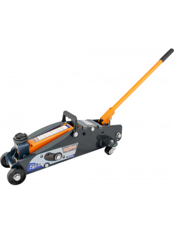 OHT225C Ombra Домкрат подкатной 2.5 т. с фиксатором в кейсе, 140-387 мм