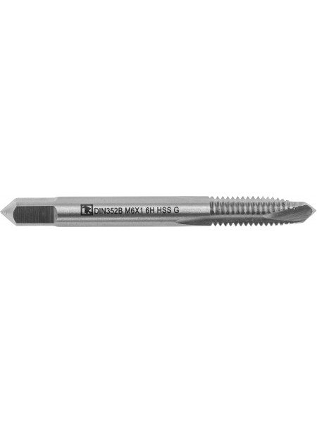 MTG305SP Thorvik Метчик машинно-ручной T-DRIVE со спиральной подточкой для сквозных отверстий с направляющей в наборе М3х0.5, HSS-G