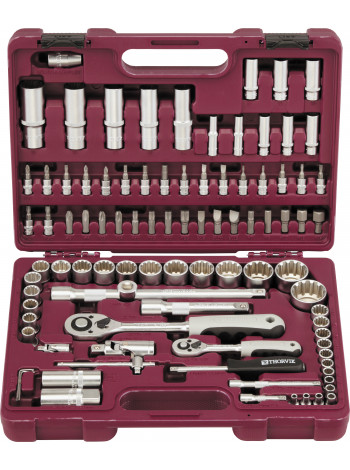 UTS0094MP Thorvik Набор инструмента универсальный 1/4", 1/2" с головками торцевыми MultiProf, 94 предмета
