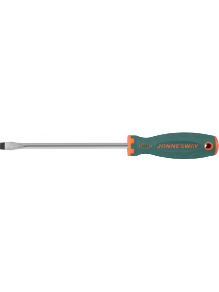 D71S9175 JONNESWAY Отвертка стержневая шлицевая ANTI-SLIP GRIP, 9,5х175 мм.