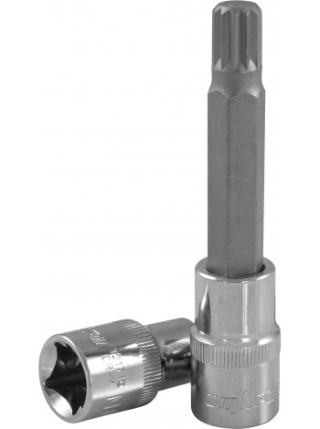 121709 Ombra Насадка торцевая 1/2" с вставкой-битой SPLINE, M9, 100 мм