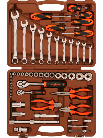 OMT55S Ombra Набор инструмента универсальный 1/4", 1/2" 55 предметов