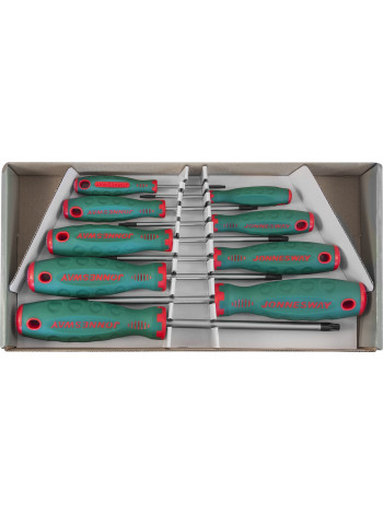 D71T109S JONNESWAY Набор отверток ANTI SLIP, Torx T8-T40, 9 предметов