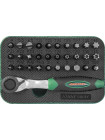 RD01032S JONNESWAY Набор вставок-бит с трещоточной рукояткой мини 1/4" 60 зубцов, 32 предмета
