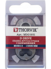 MDG1015 Thorvik Плашка D-DRIVE круглая ручная с направляющей в наборе М10х1.5, HSS, Ф25х9 мм