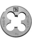 MDG1015 Thorvik Плашка D-DRIVE круглая ручная с направляющей в наборе М10х1.5, HSS, Ф25х9 мм