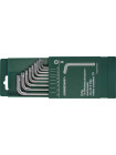 H08MTP09S JONNESWAY Комплект угловых ключей Torx с центрированным штифтом Т10-Т50, S2 материал, 9 предметов