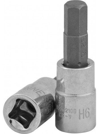 S09H405 JONNESWAY Торцевая головка 1/2"DR с шестигранной вставкой Hex 5 мм, L-55 мм