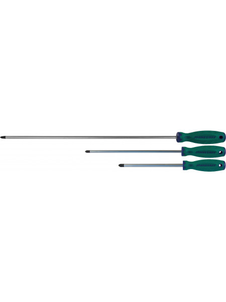 D71P3125 JONNESWAY Отвертка стержневая крестовая ANTI-SLIP GRIP, PH3x125 мм