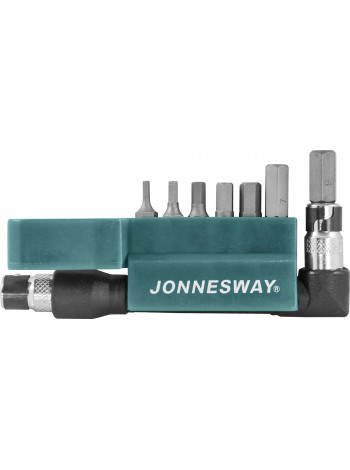 S08H2H8S JONNESWAY Комплект вставок-бит 1/4"DR шестигранных H2-8 мм., 8 предметов