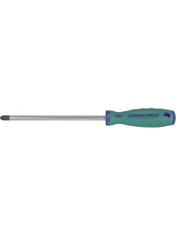 D71P4200 JONNESWAY Отвертка стержневая крестовая ANTI-SLIP GRIP, РН4х200 мм.