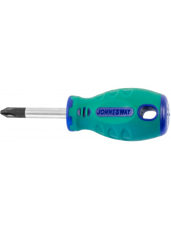 D71P238 JONNESWAY Отвертка стержневая крестовая ANTI-SLIP GRIP, PH2х38 мм