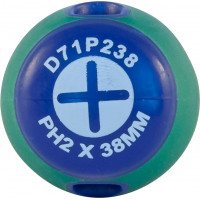 D71P238 JONNESWAY Отвертка стержневая крестовая ANTI-SLIP GRIP, PH2х38 мм