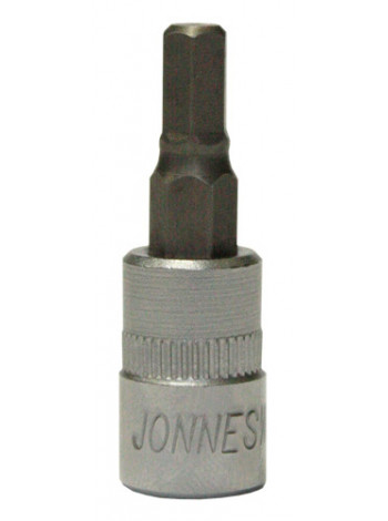 S09H205 JONNESWAY Торцевая головка 1/4"DR с шестигранной вставкой Hex 5 мм, L-37 мм
