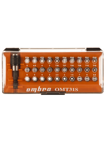 OMT31S Ombra Набор вставок-бит, 31 предмет