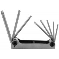 H07M08SF JONNESWAY Набор угловых ключей Torx (в ключнице) Т9-Т40, 8 предметов