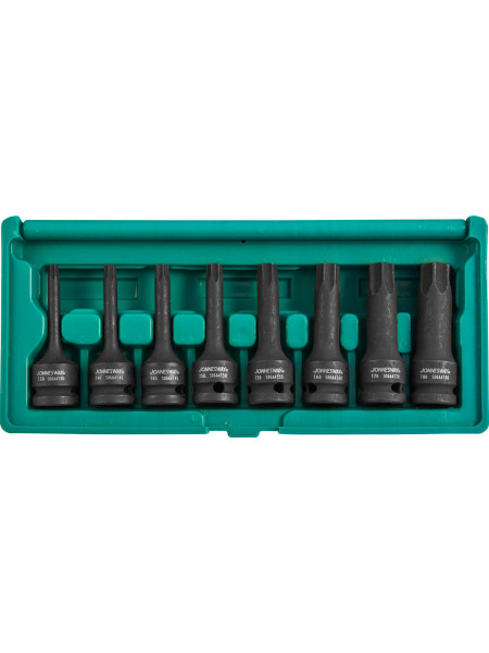 S06A408S JONNESWAY Набор ударных головок Torx 1/2", Т30 - T80, 78 мм, 8 предметов