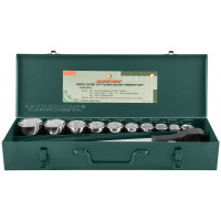 S04H6315SA JONNESWAY Набор головок торцевых 3/4"DR 22-50 мм., с аксессуарами, 15 предметов