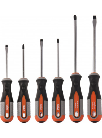975006 Ombra Набор отверток стержневых ROUND GRIP, 6 предметов
