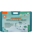 S04H524128S JONNESWAY Набор инструмента универсальный 1/4", 1/2" 128 предметов