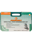 D04PP16S JONNESWAY Набор отверток шлиц и крест Full Star SL 2х50-8х150 PH#0-3, 16 предметов