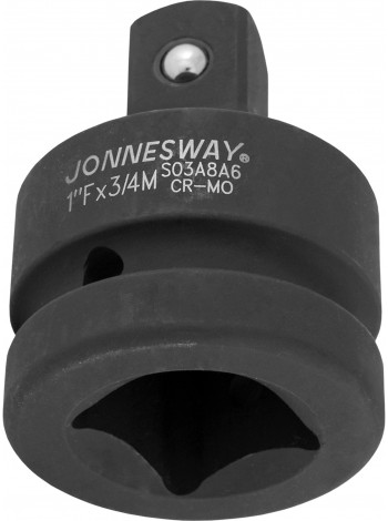 S03A8A6 JONNESWAY Адаптер для ударных головок 1"(F) - 3/4"(M)