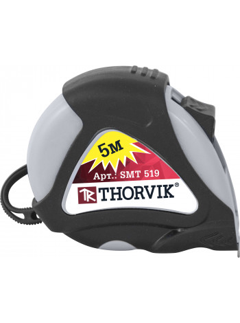 SMT519 Thorvik Рулетка в обрезиненном корпусе, 5 м