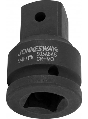S03A6A8 JONNESWAY Адаптер-переходник для ударного инструмента F-3/4", M–1"