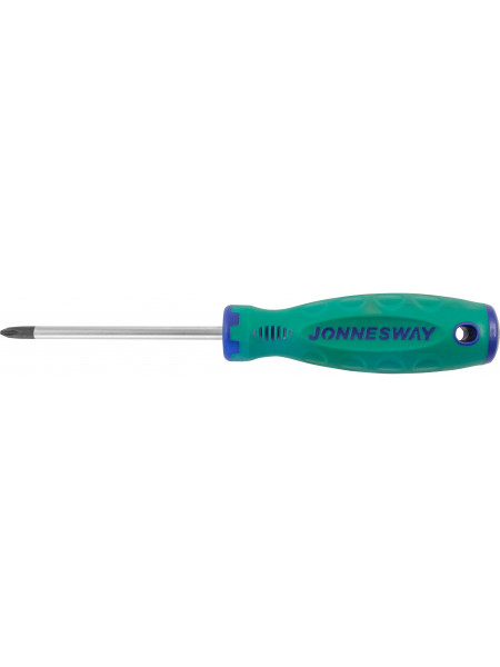 D71P2100 JONNESWAY Отвертка стержневая крестовая ANTI-SLIP GRIP, PH2х100 мм