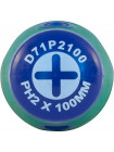 D71P2100 JONNESWAY Отвертка стержневая крестовая ANTI-SLIP GRIP, PH2х100 мм