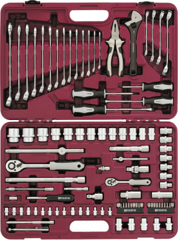 UTS0101 Thorvik Набор инструмента универсальный 1/4", 1/2" 101 предмет
