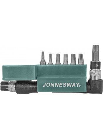 S08H2S8S JONNESWAY Комплект вставок-бит 1/4"DR TORX® T10 - T40,  8 предметов