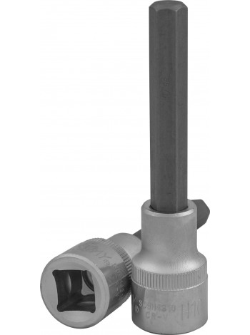 S09H4314 JONNESWAY Торцевая головка 1/2"DR с шестигранной вставкой Hex 14 мм, L-100 мм