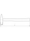 WHH300 Thorvik Молоток слесарный с деревянной рукояткой 300 гр