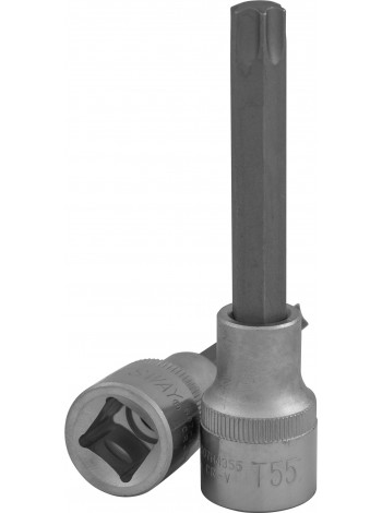 S07H4355 JONNESWAY Торцевая головка 1/2"DR с вставкой Torx T-55, L-100 мм