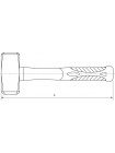 PSH125 Thorvik Кувалда с фиберглассовой рукояткой 1,25 кг